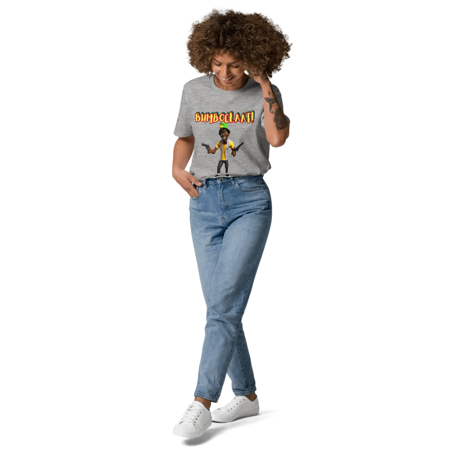 Glowing Bumboclaat Fantasy Logo T-Shirt product image (66)