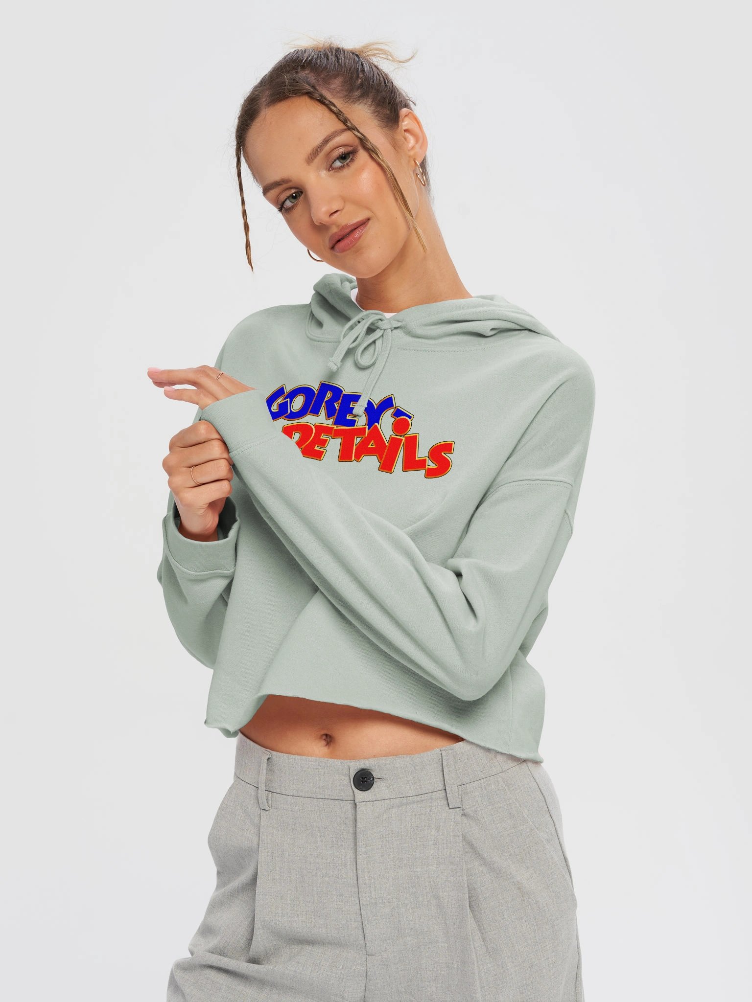 Bear and Bird - Independent Trading Co. Women’s Lightweight Cropped Hoodie product image (13)