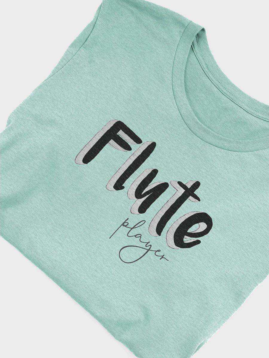 3D Flute Player Typography T-Shirt - Unisex product image (7)