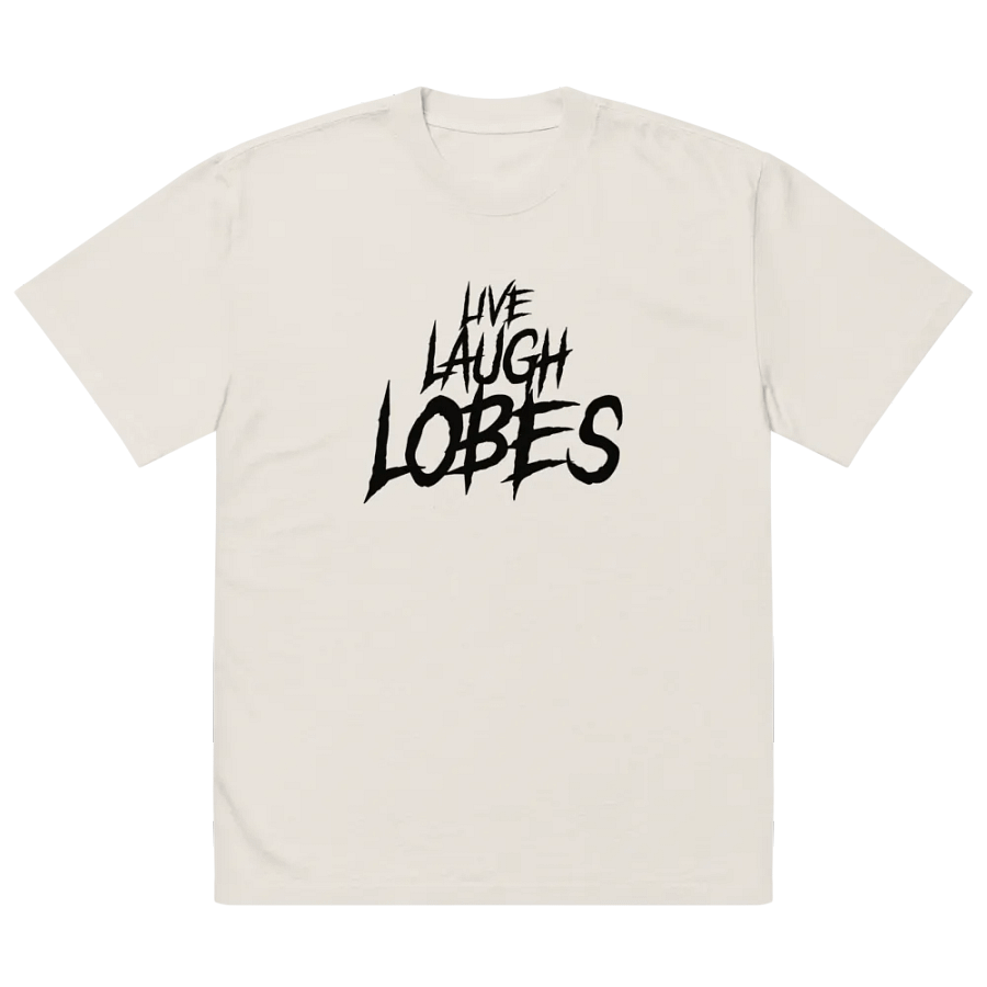 LIVE LAUGH LOBES 🐰 oversized tee product image (2)
