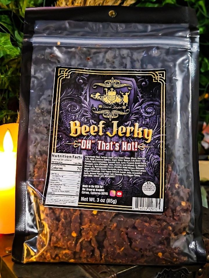 The Armored Kingdom "OH" That's Hot! Jerky product image (1)
