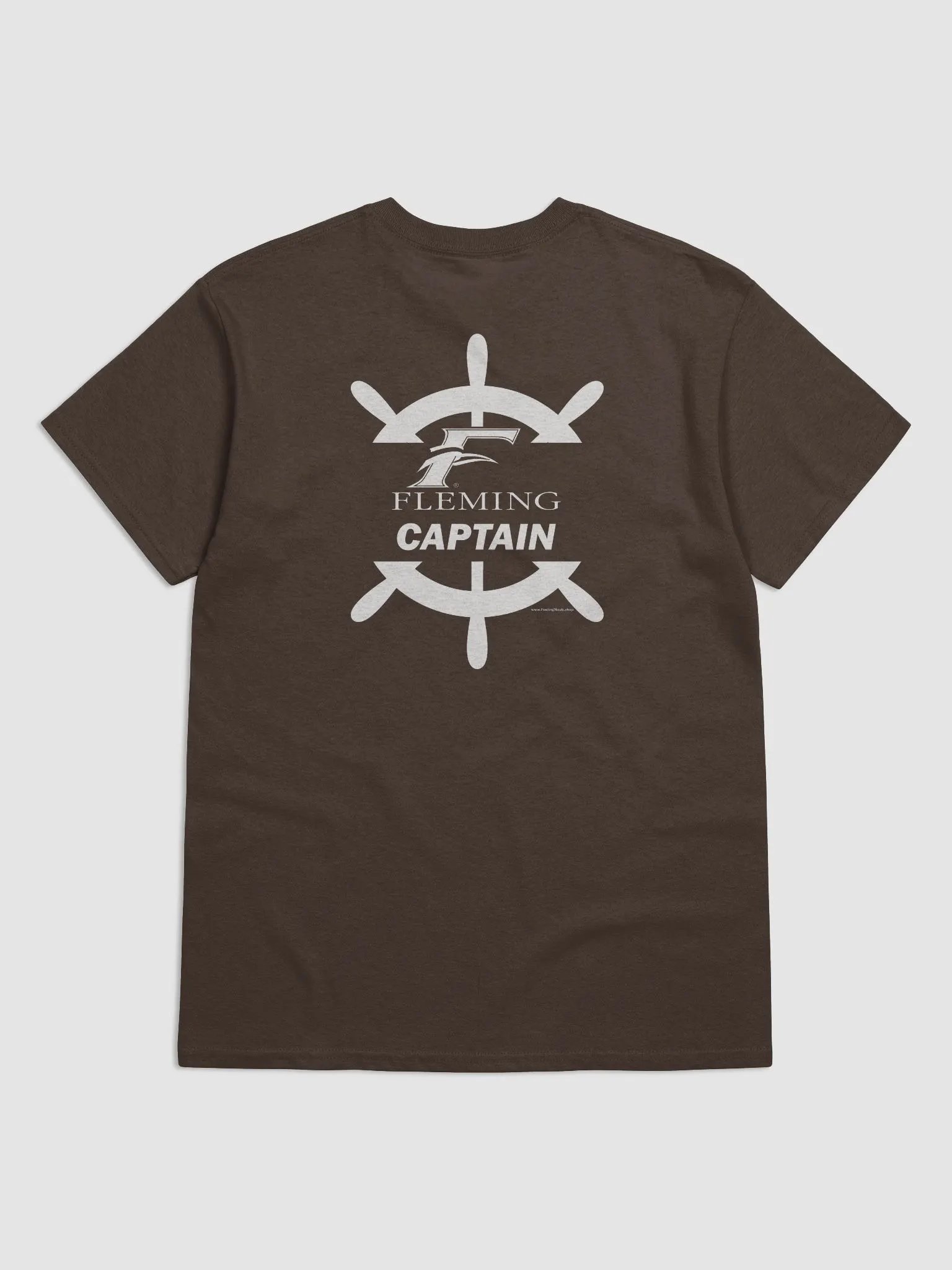 Fleming - T-Shirt - Dark Shirt w/White Logo product image (4)