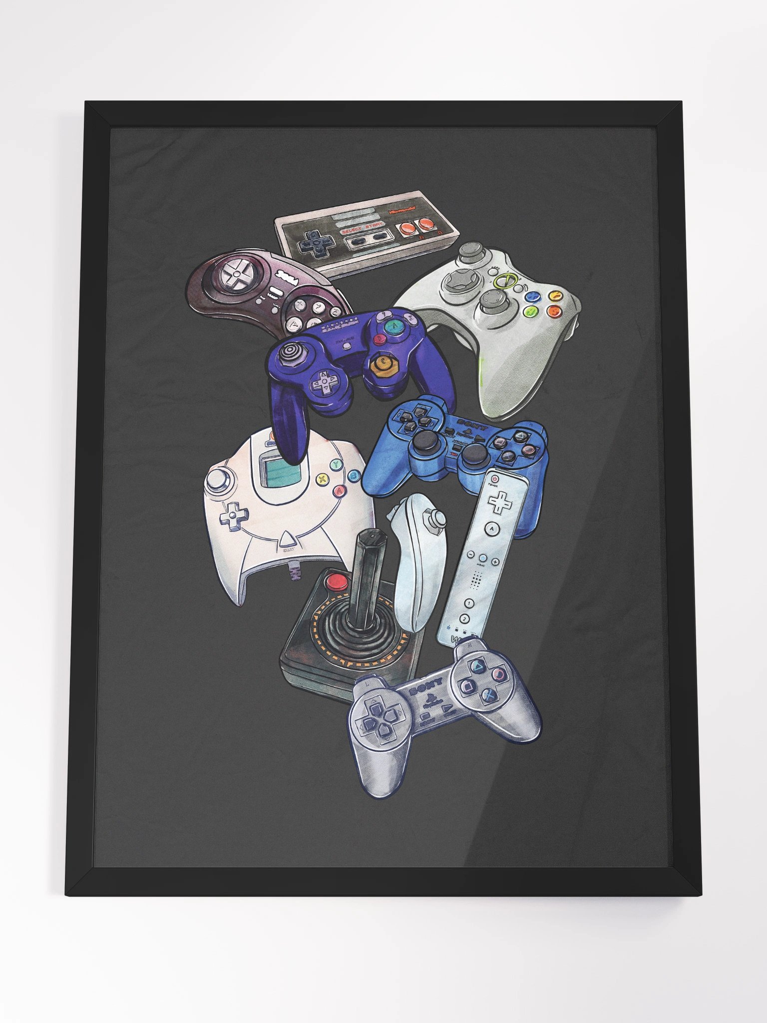 Button Masher Framed Poster product image (4)