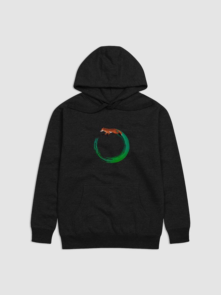 'Echoes of Eternity' Fox Aurora Circle Hoodie product image (2)