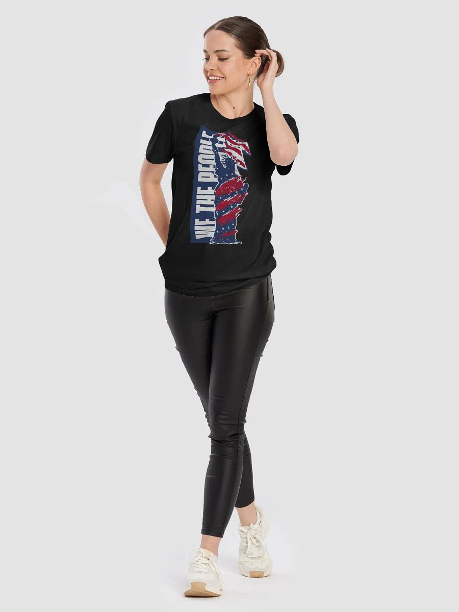We the people America shirt, status of liberty retro Tshirt, love USA tee product image (108)