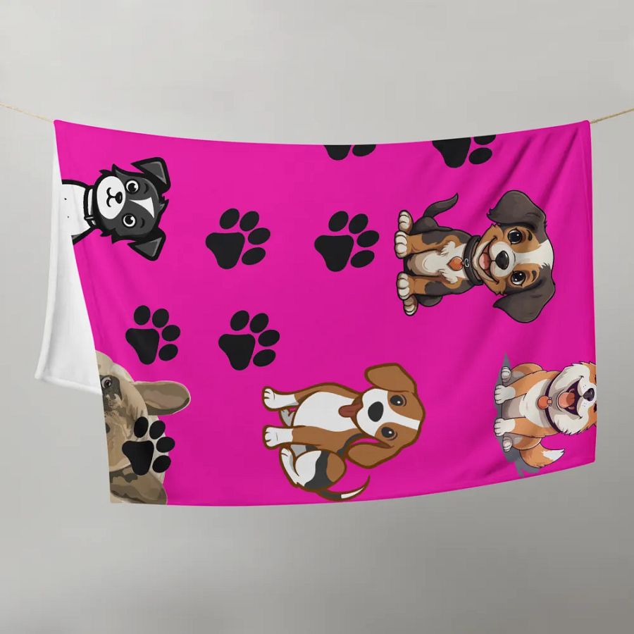 Pawsitively Playful Throw Blanket product image (21)