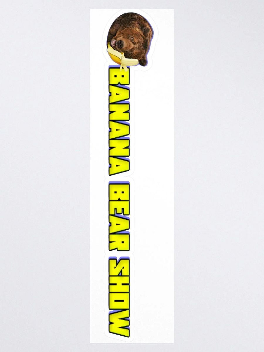 Banana Bear Show Long Logo Sticker product image (3)