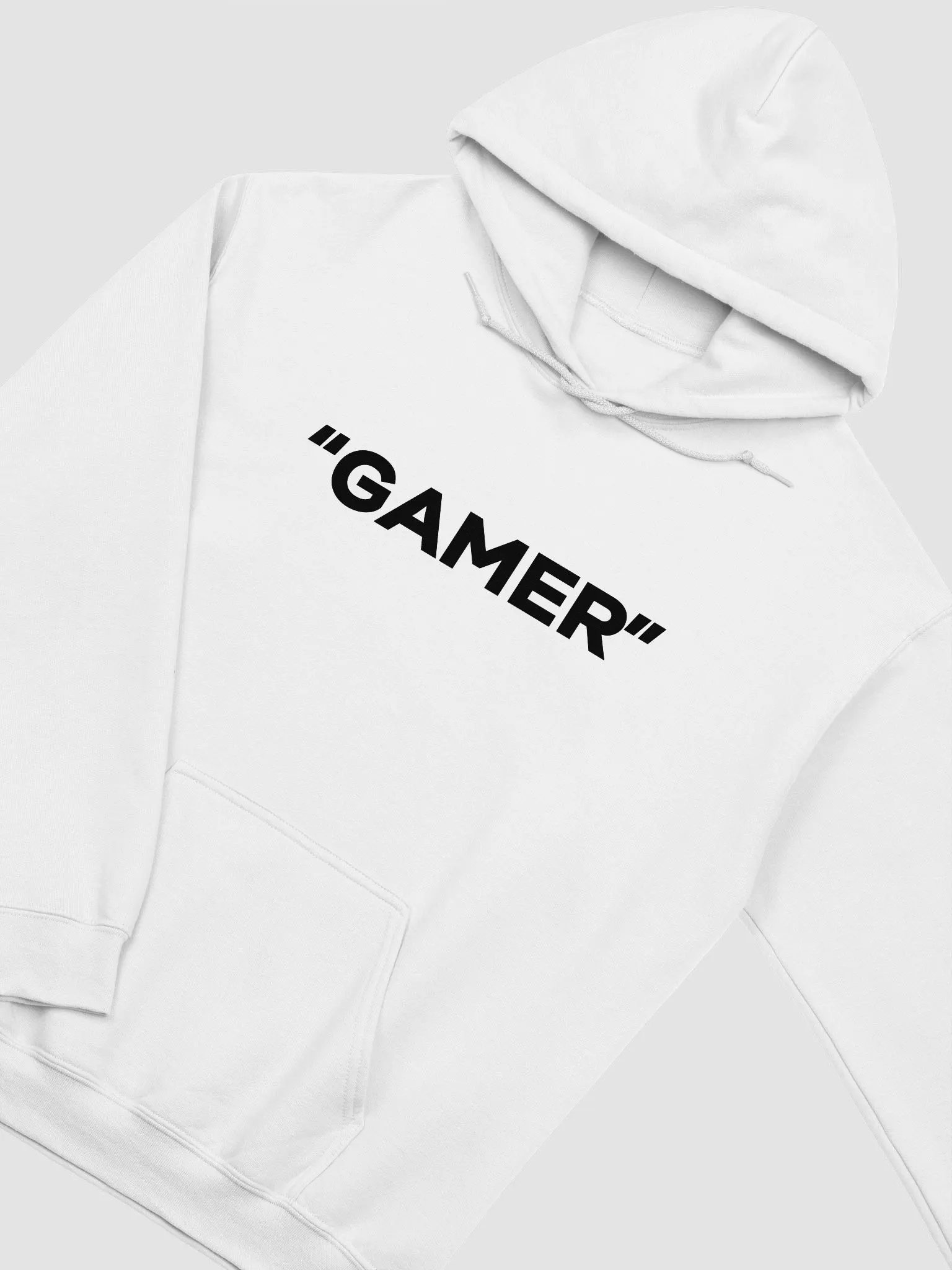 "Gamer" Hoodie (black text) product image (2)