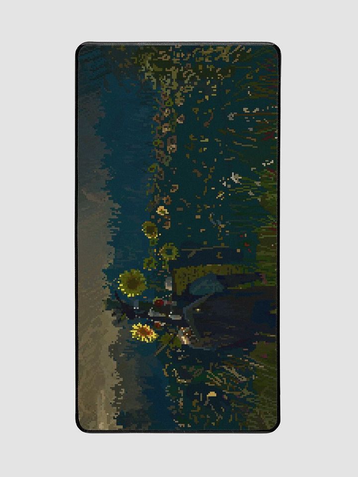 "Geralt and Sunflowers" Desk Mat product image (2)