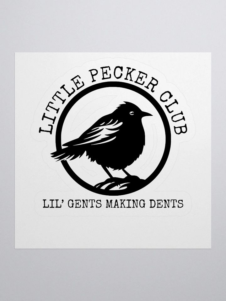 Little Pecker Club Lil' Gents Making Dents Sticker product image (1)
