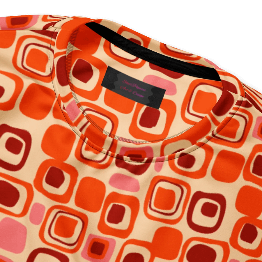 Mid-Century Pattern Orange Sweatshirt product image (7)