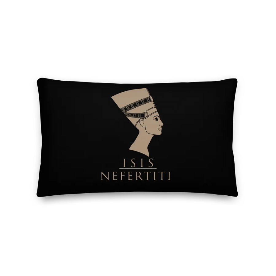 Nefertiti Black Premium Pillow product image (5)