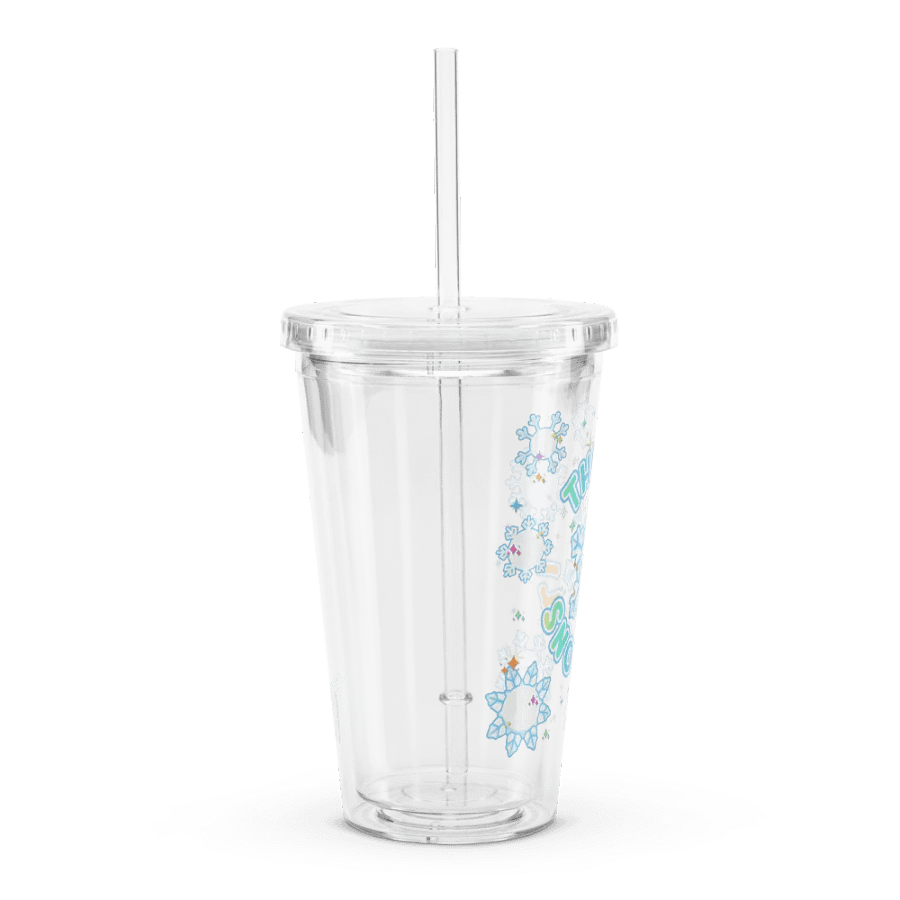 The Snowfall - Double Wall Clear Plastic Tumbler product image (6)
