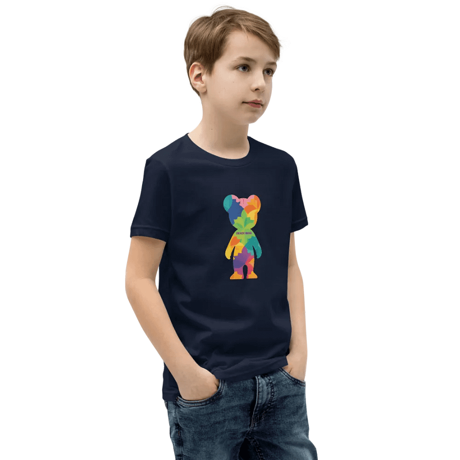Colorful Deady Bear Youth T-Shirt product image (35)