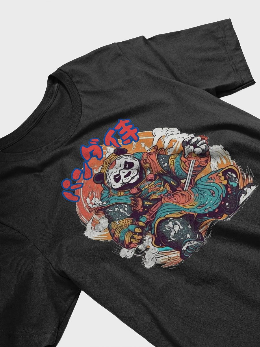 Samurai Panda Warrior Retro Anime Art, Funny Graphic Tee, Unique Panda Illustration, Cool Vintage Japanese Style Classic Tee product image (5)