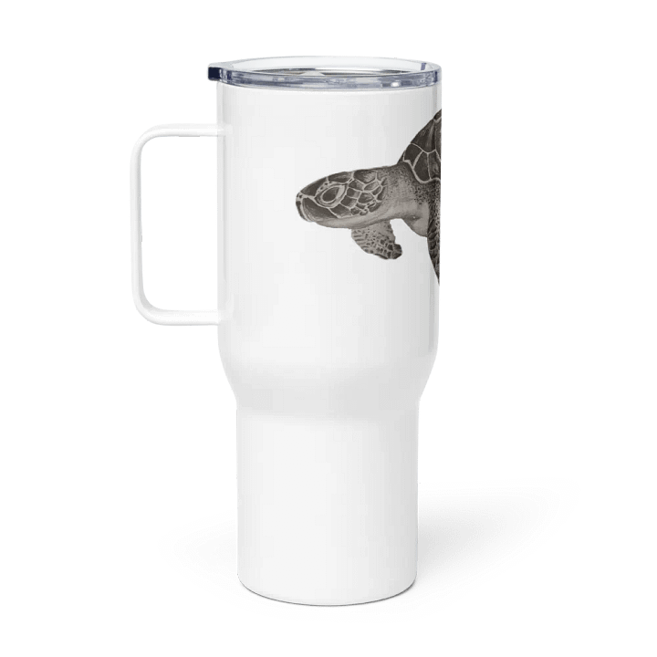 Turtle Drawing Travel Cup with Handle product image (1)