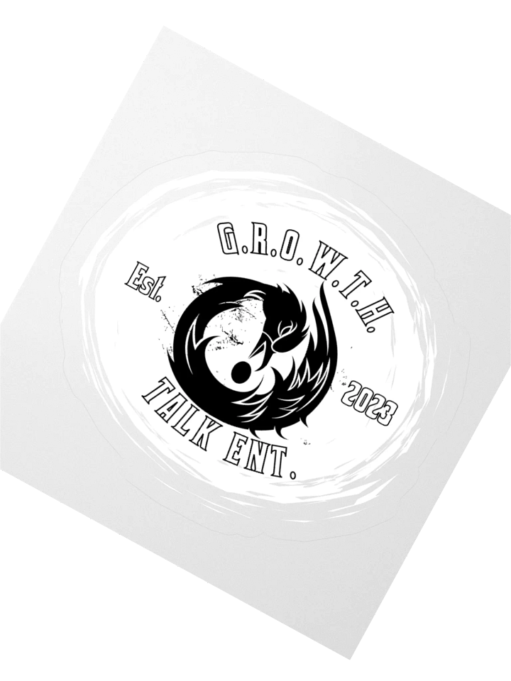 G.R.O.W.T.H. Talk Sankofa Sticker (white) product image (2)