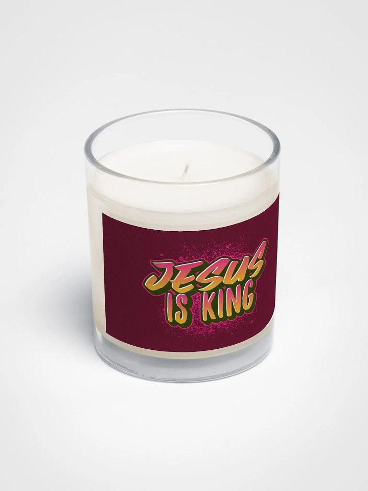 Jesus is King Soy Wax Candle product image (2)