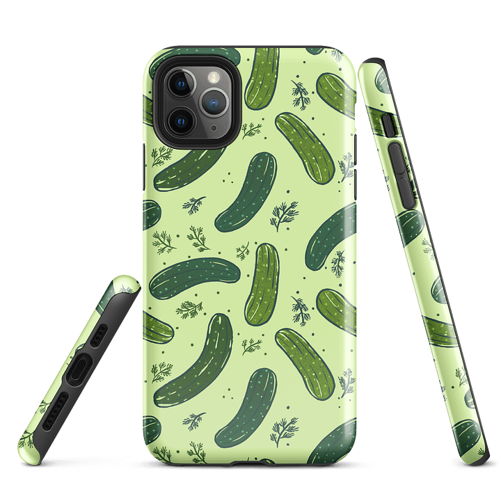 Dill Pickles Pattern iPhone Case product image (3)