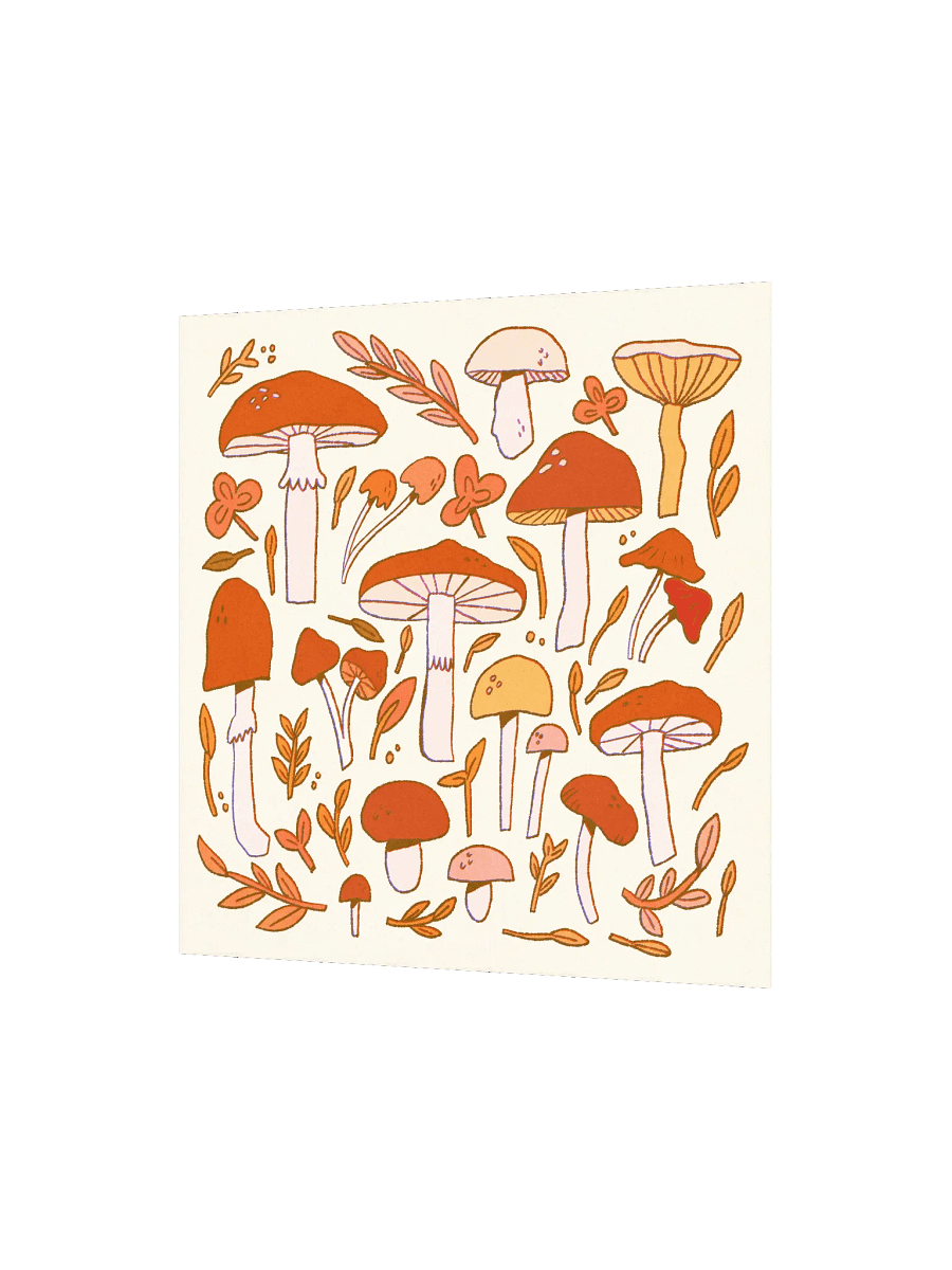 Mushroom Party Print product image (3)