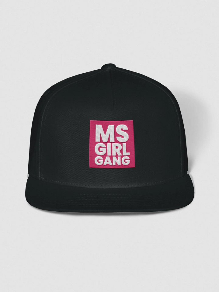 MSgirlgang Embroidered Logo Flat Snapback Hat product image (1)