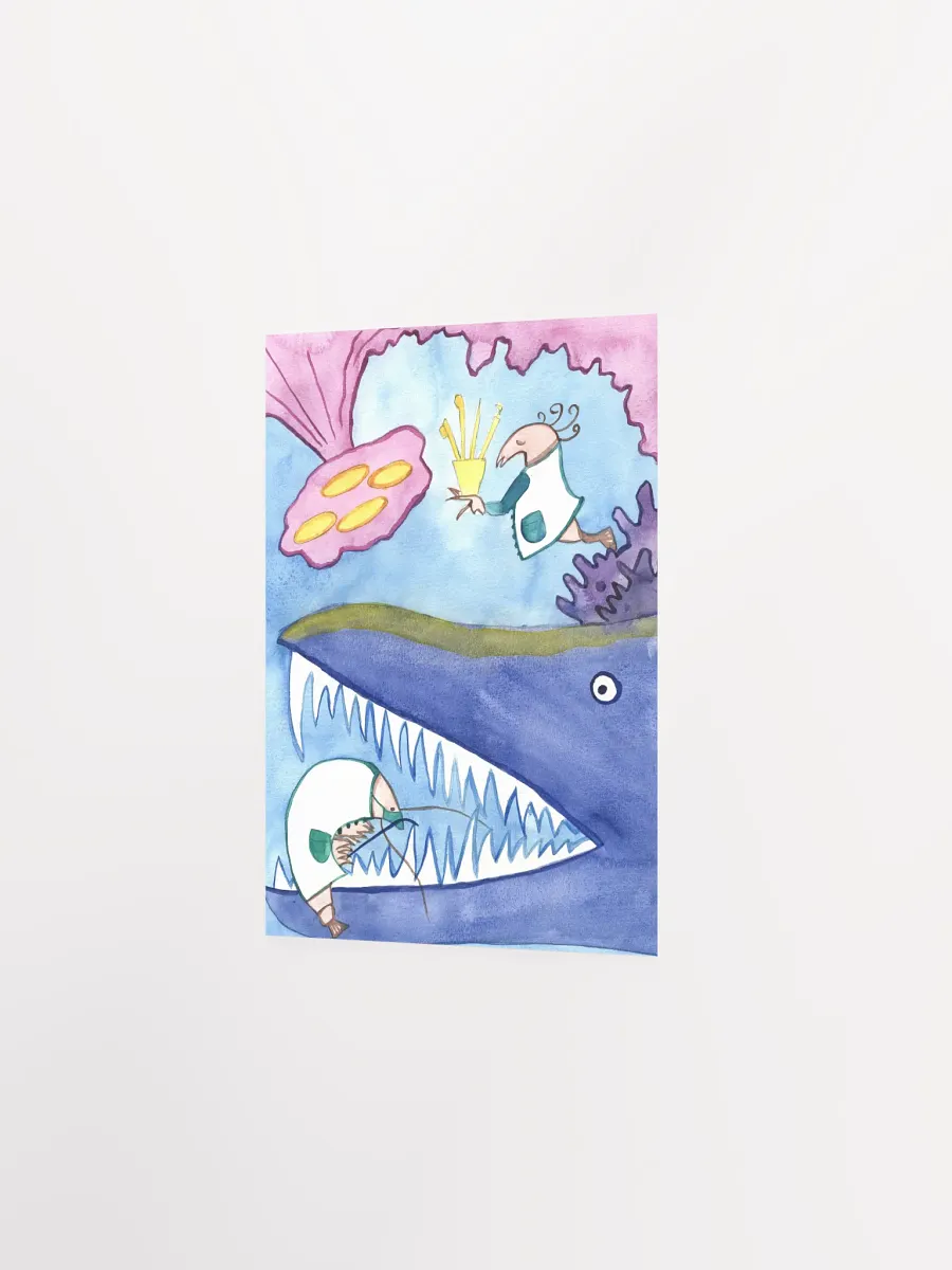 Shrimp Dentist Art Print product image (7)