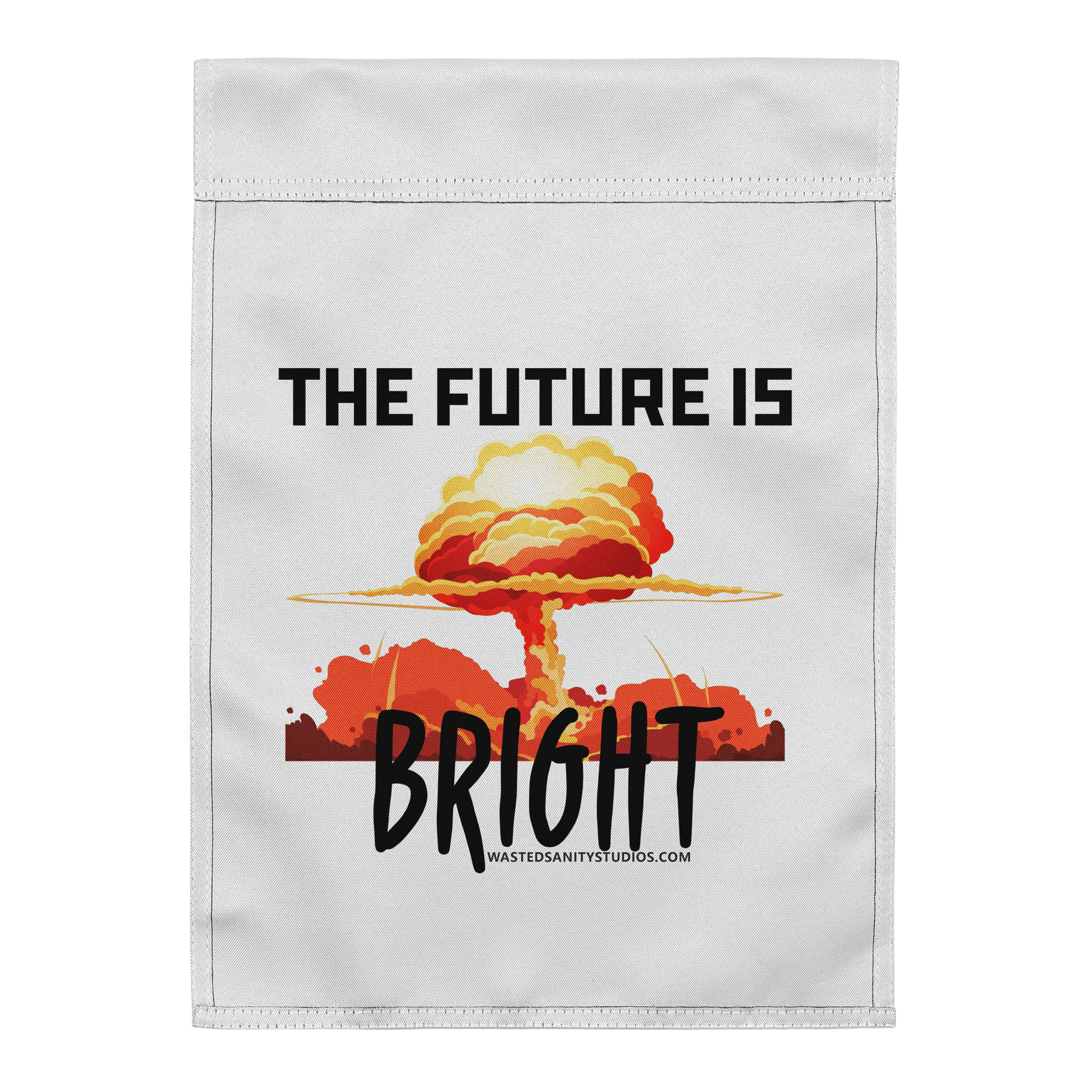The Future Is Bright Double Sided Fabric Yard Flag product image (2)