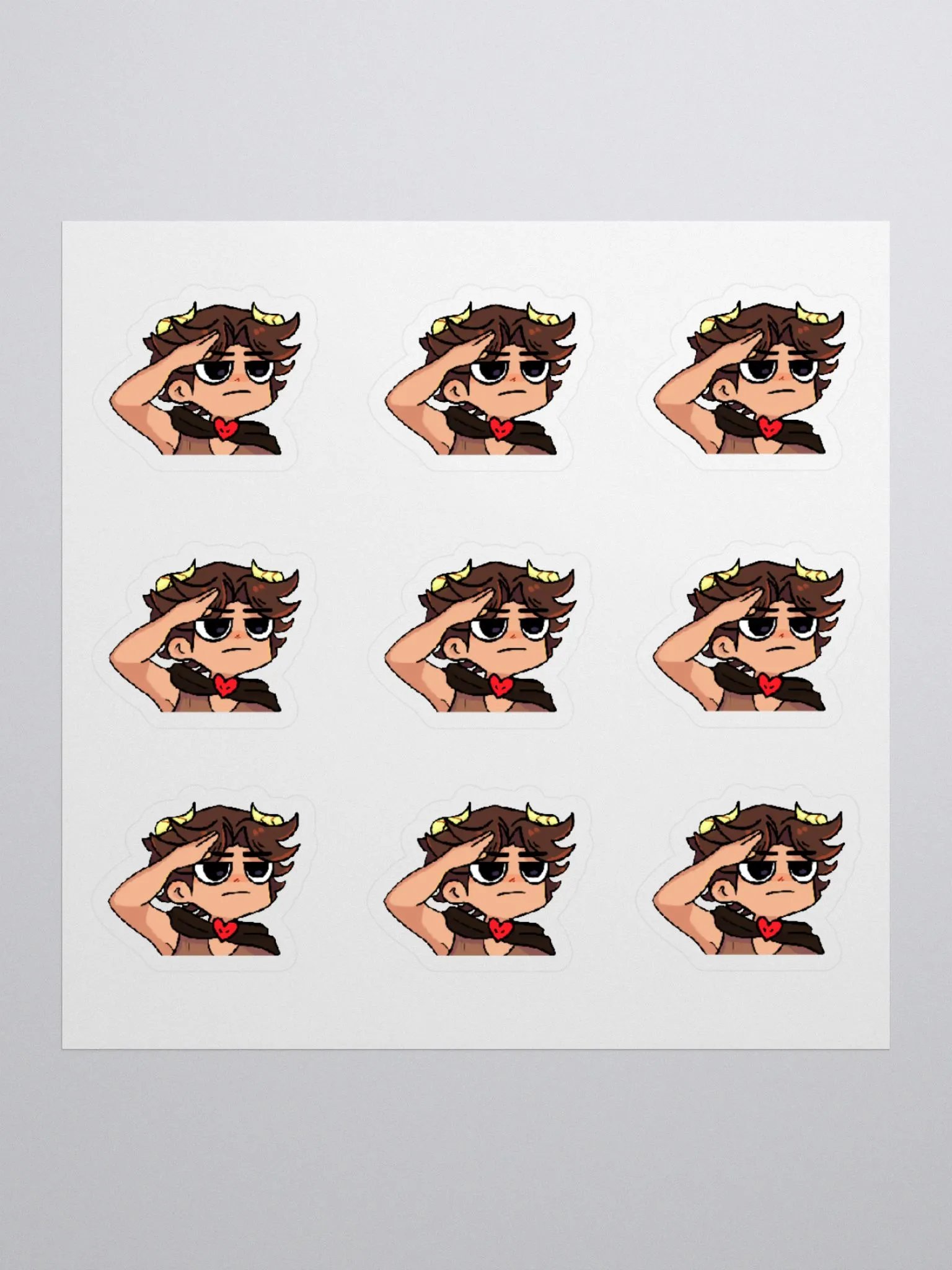 Nukeri Emote Sticker Set - 9x Salute product image (3)