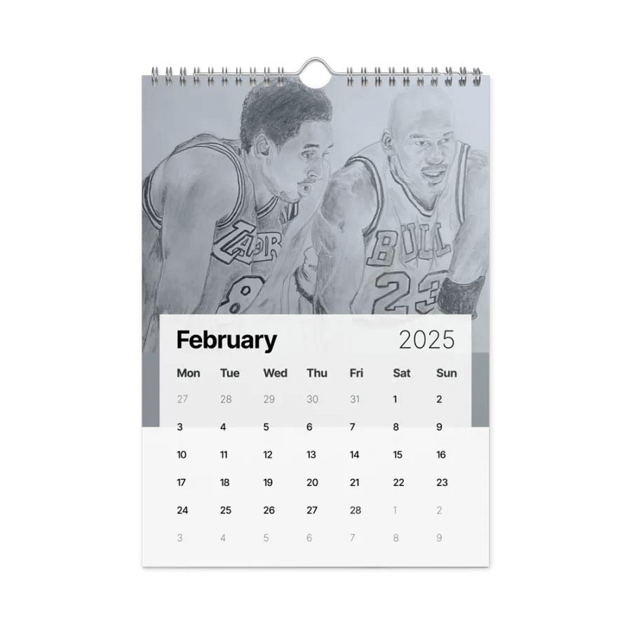 Legends of the Court 2025 Calendar product image (5)