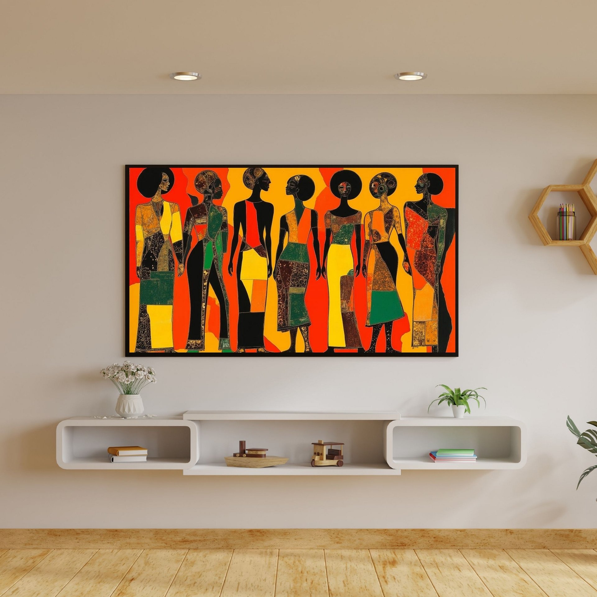 Everyday People TV Frame Art/Wallpaper Juneteenth Picture Print for Black History Art product image (5)