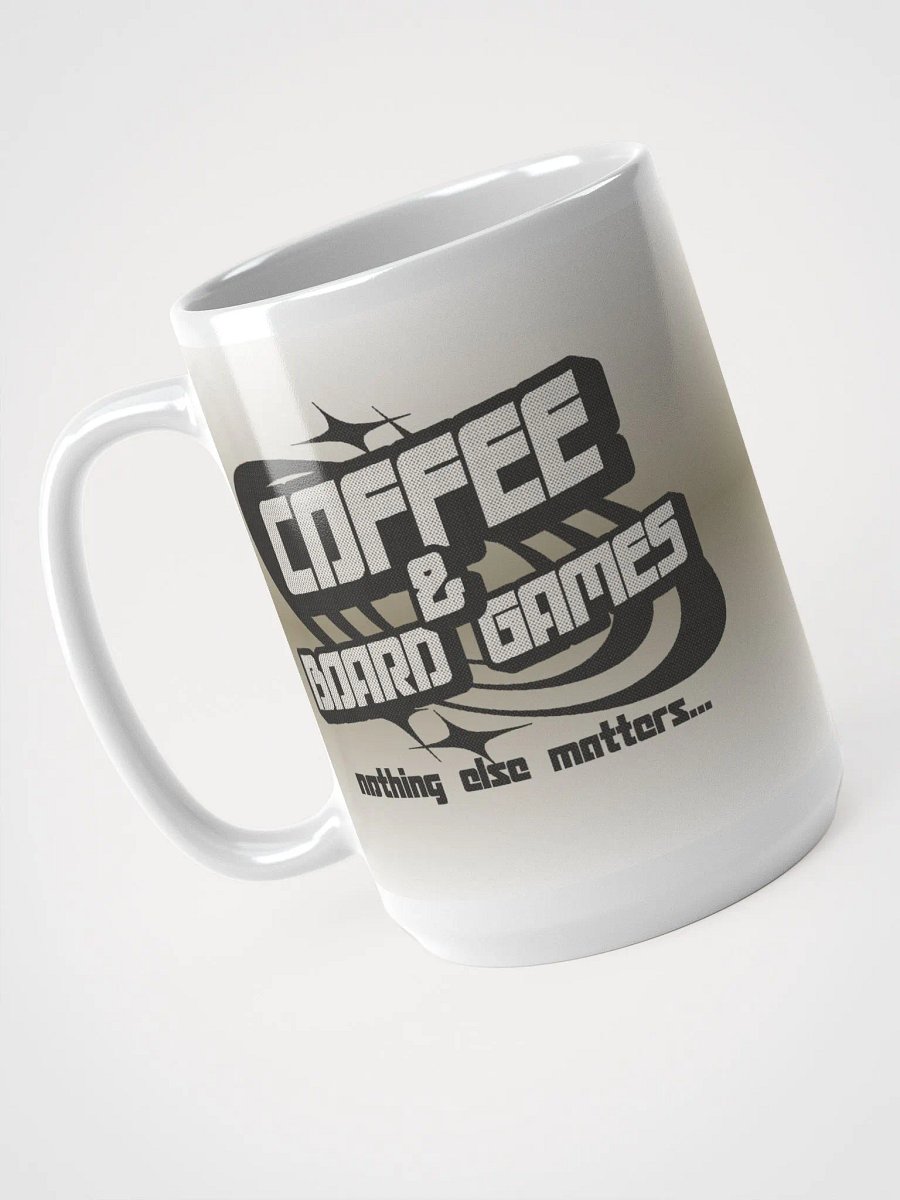 Retro Coffee & Board Games Mug, large 15oz Coffee Cup product image (5)