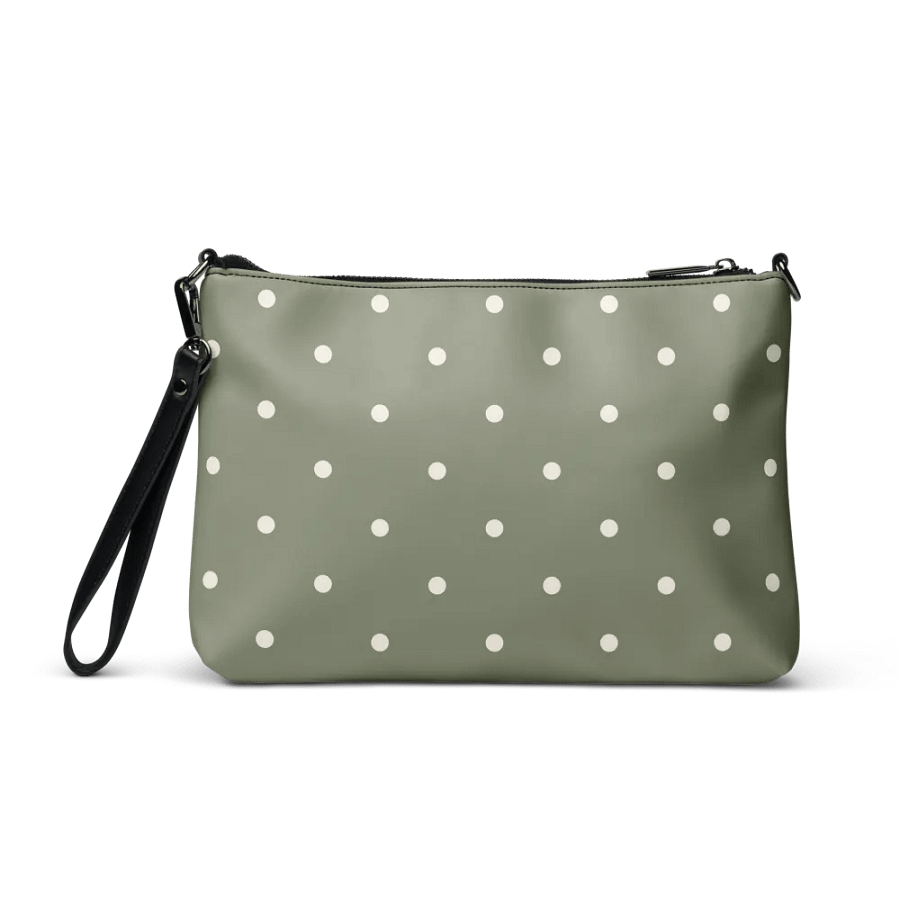 Green with Cream Dots Crossbody Bag product image (1)