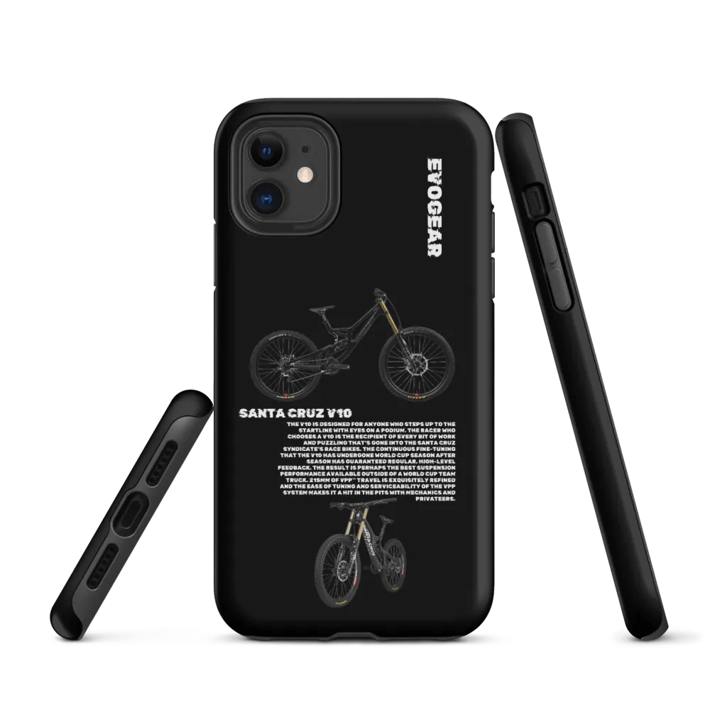 Black V10 Black iPhone Case product image (1)