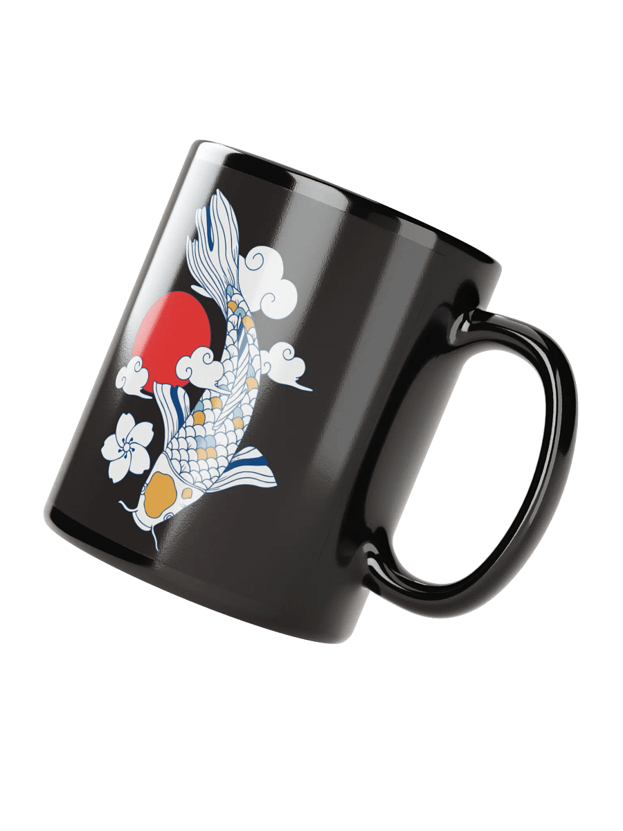 Koi Fish Black Mug product image (2)
