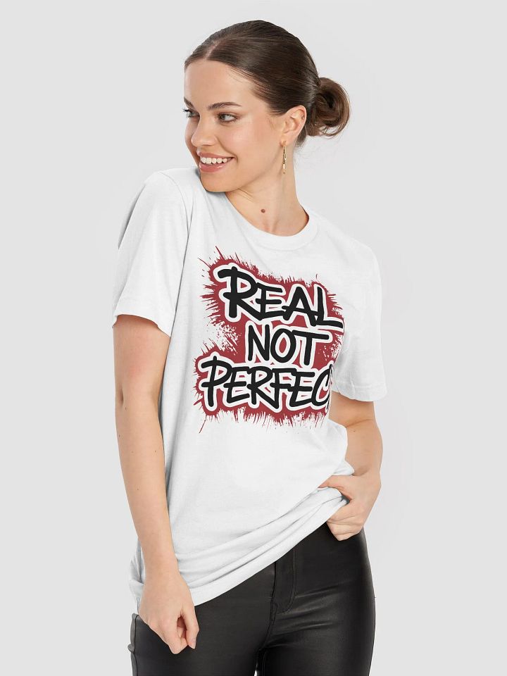 Real not Perfect | Unisex Bella+Canvas Supersoft T-Shirt product image (1)