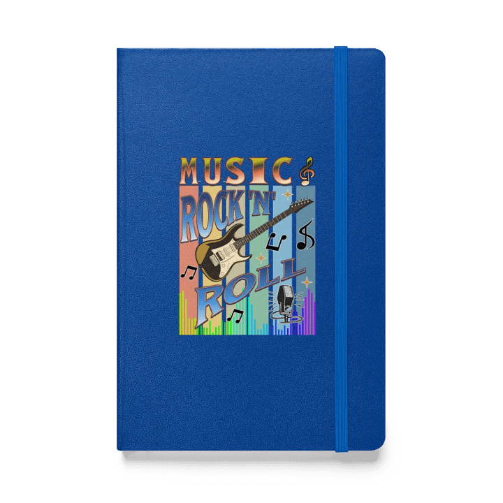 Music Rock N Roll Guitar Hardcover Notebook product image (1)