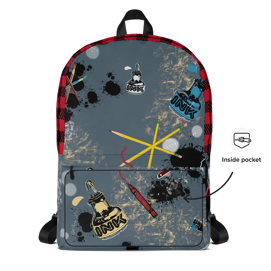 Splatter-Wear #6 Gray Backpack product image (2)