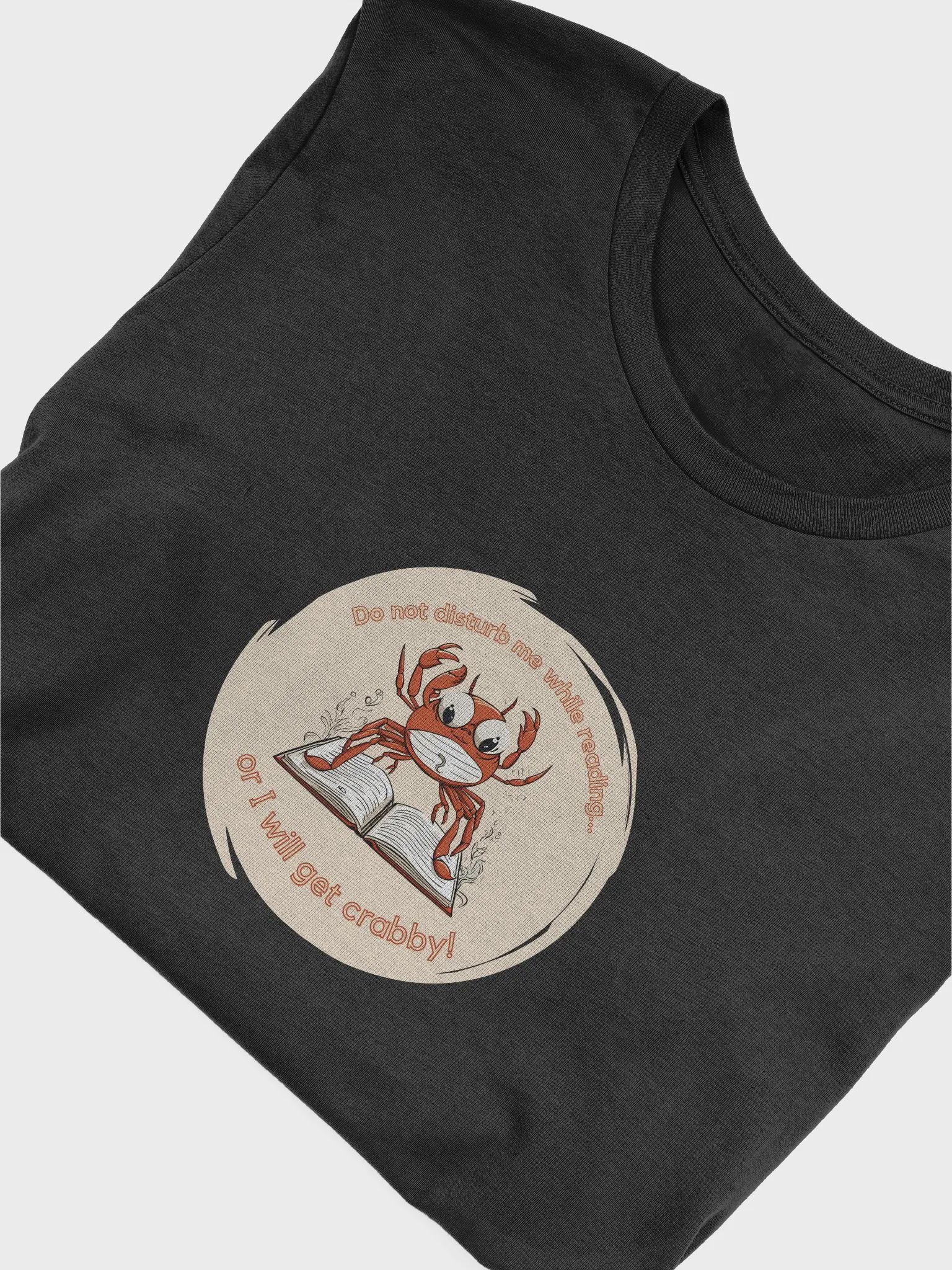 Do Not Disturb me While Reading Crab T-shirt product image (49)