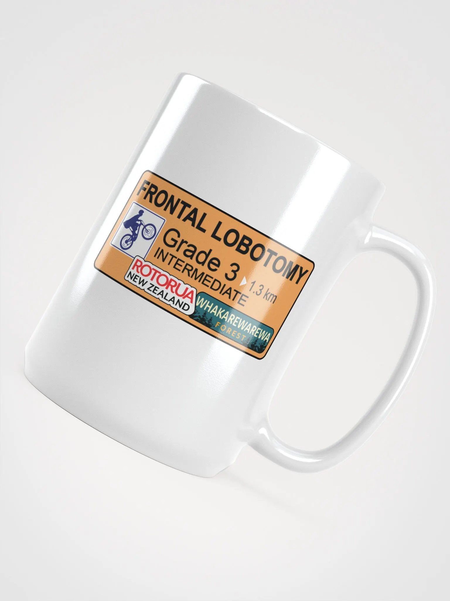 Frontal Lobotomy Trail Sign Mug product image (4)