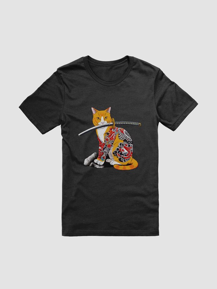 Ginger Samurai Cat T-Shirt product image (1)