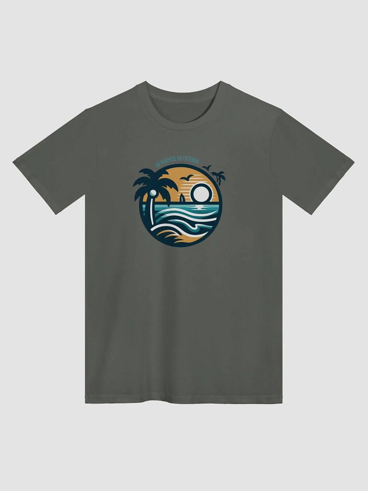 Tropical Sunset Paradise T-Shirt | no purpose no freedom product image (2)