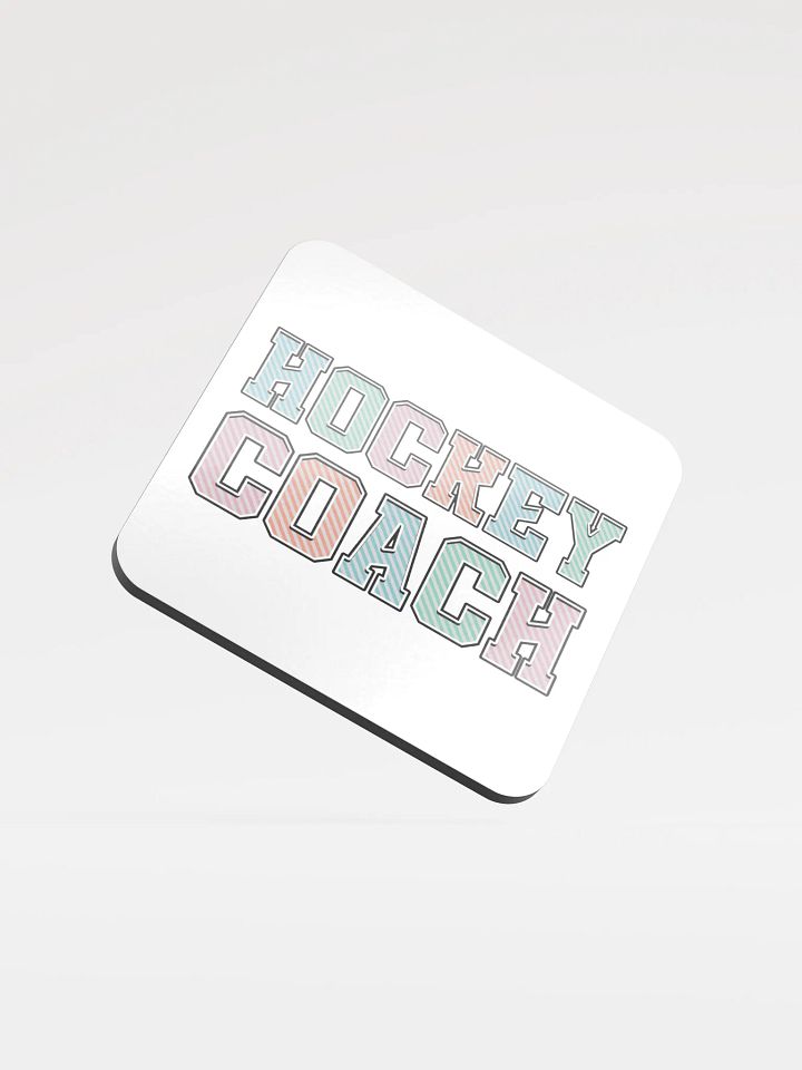 Hockey Coach Striped Cork Coaster product image (2)