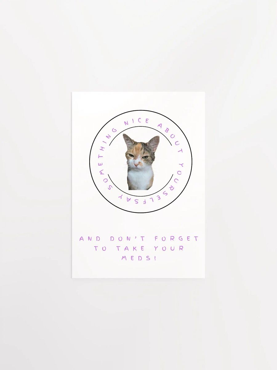Sassy Cat Wisdom Poster product image (1)