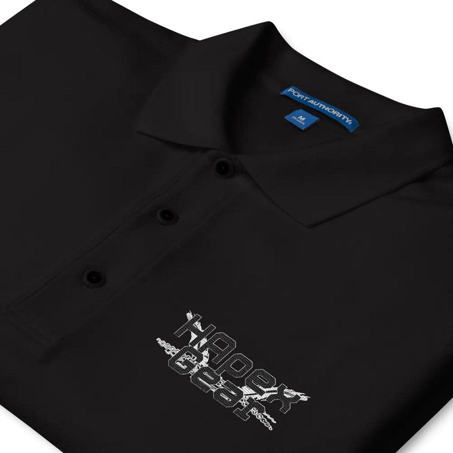 Polo Shirt - Embroidered - Black HApex Gear Black Logo product image (9)