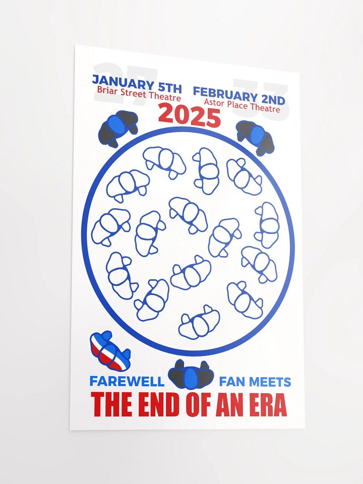 Blue Man Group's Farewell to An Era Fan Fine Art Print product image (2)
