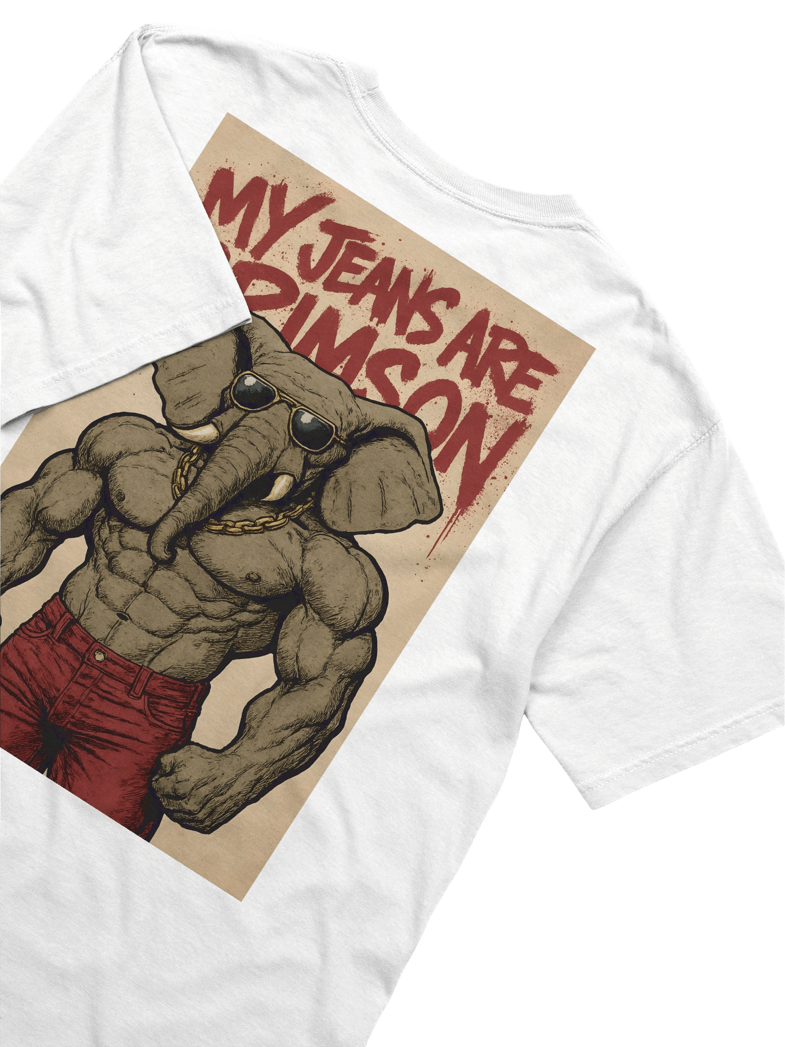 Crimson Swagger Elephant Tee product image (6)