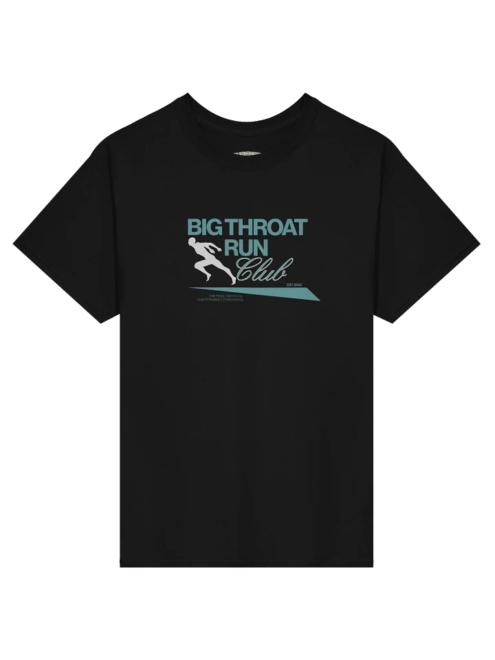 Big Throat Run Club (Black Tee) product image (1)