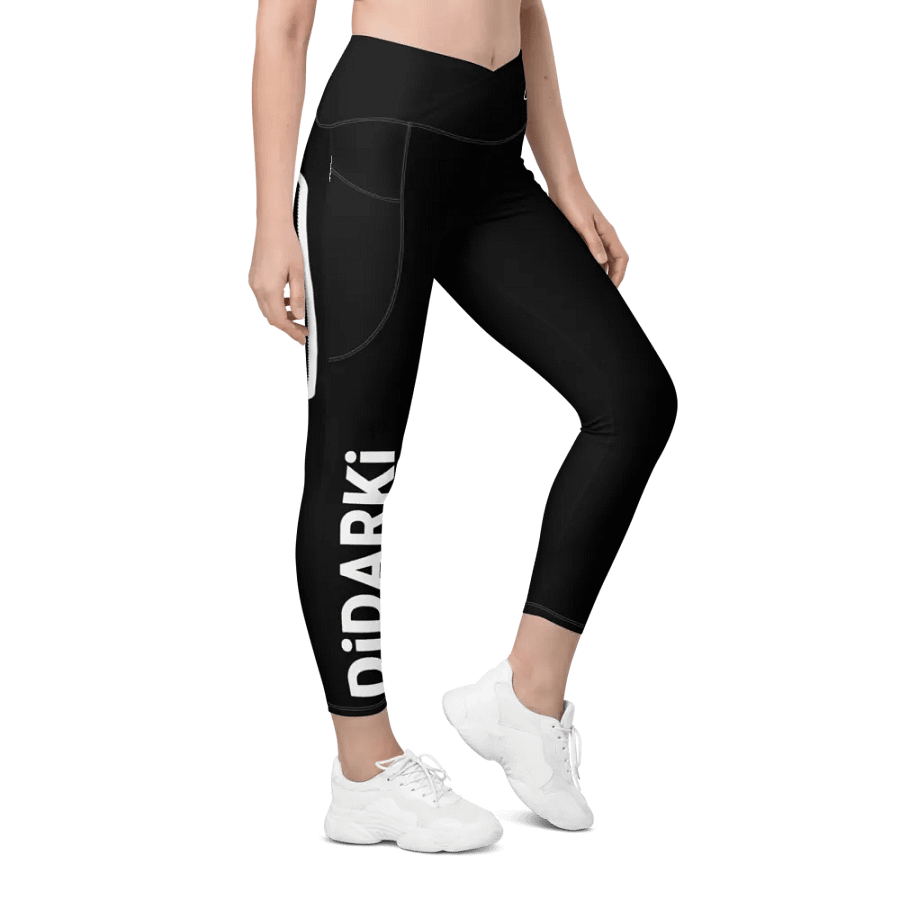 All-Over Print Crossover Leggings with Pockets product image (12)