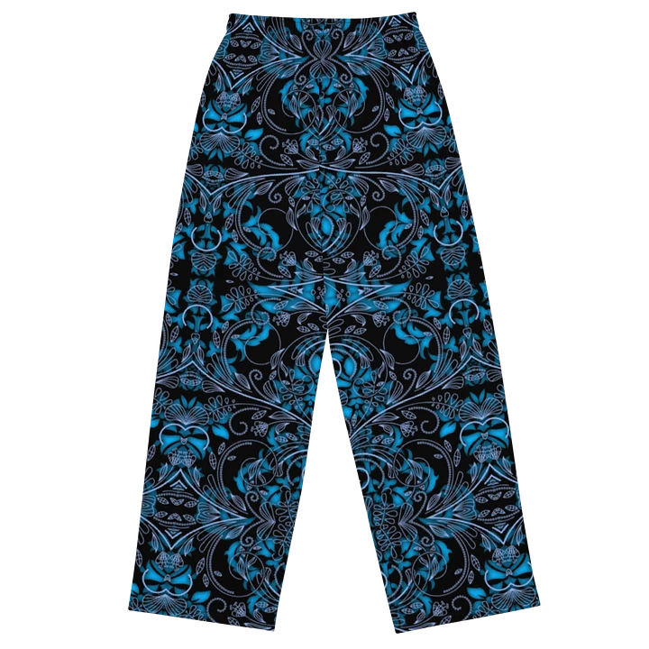 Blue Vines and Lace Wideleg Pants product image (1)