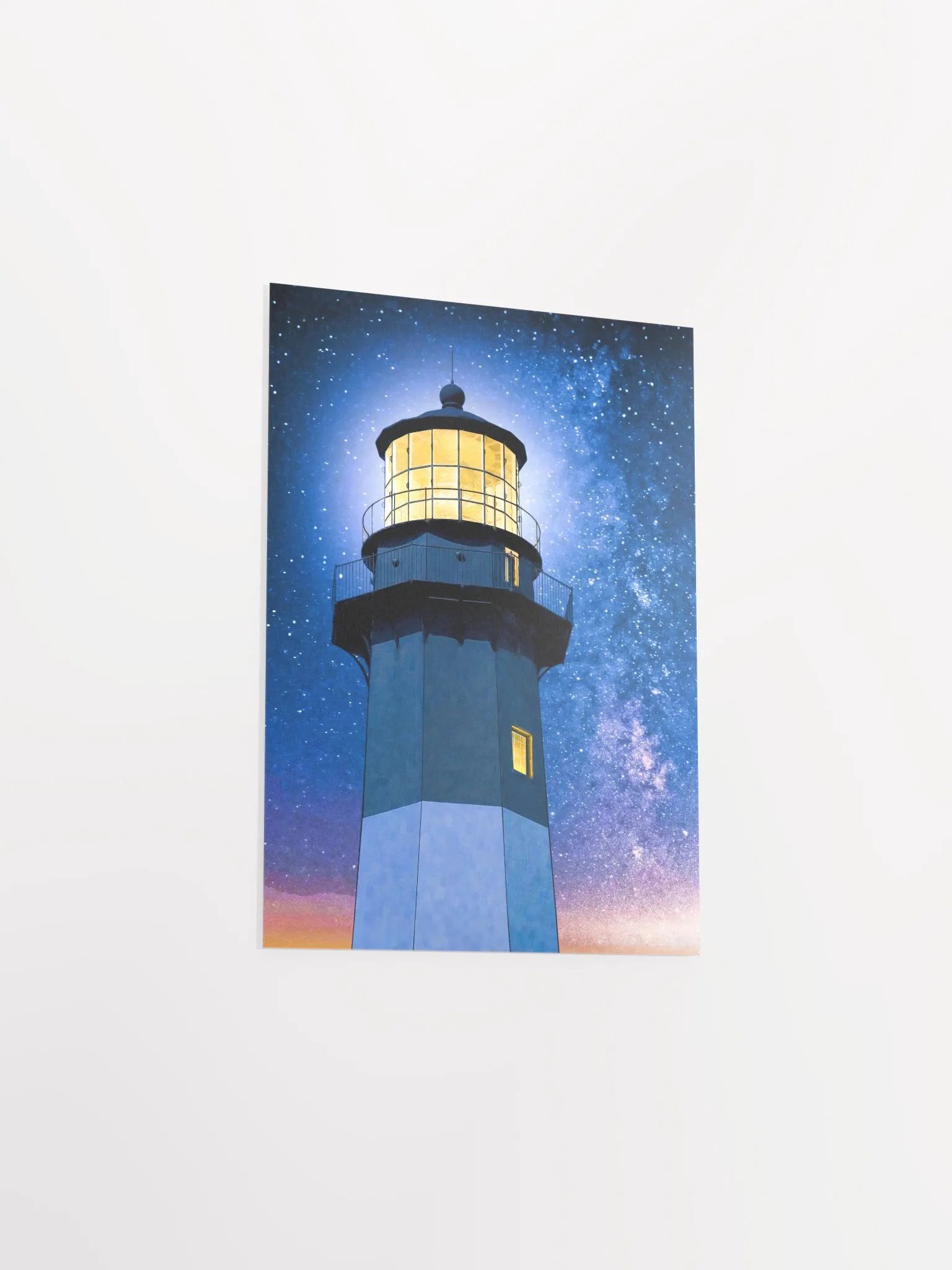 Tybee Island Lighthouse – Starry Night Studio Art Print product image (3)